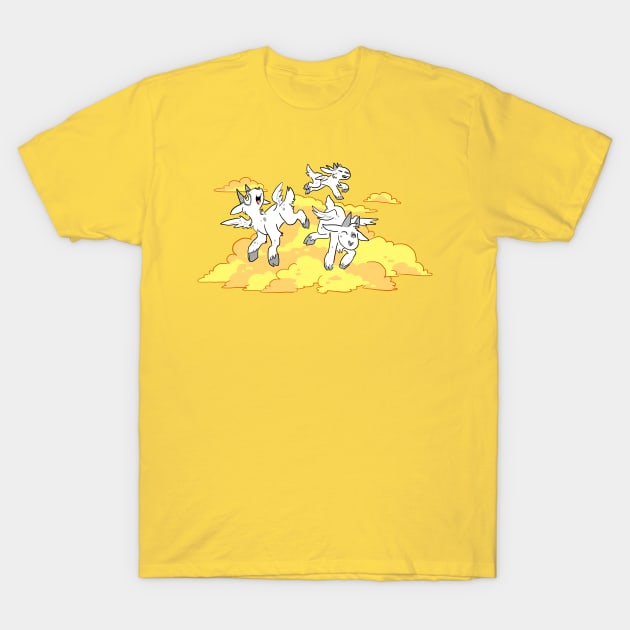 Goats are Angels T-Shirt by sky665